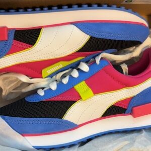 Women’s Puma Future Rider Play On Athletic Shoe, Size 8